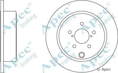 APEC BRAKING dsk2673 -  Тормозной диск